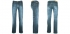 Strečové chlapčenské riflové nohavice CJ1-M35