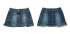 Mini jeansová sukňa SJ3 pre dievčatá