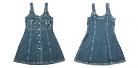 Jeansové šaty JD2 pre dievčatá