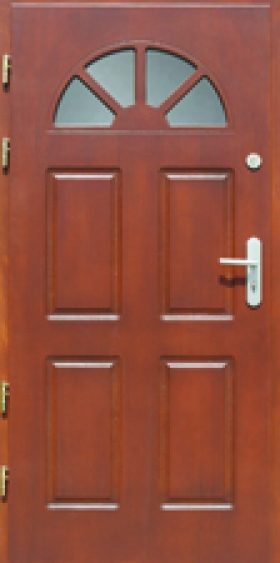Vchodové dvere z masívu Erkado P16