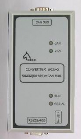 GCS-2 - prevodník CAN na RS232
