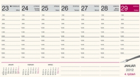 Office stolový kalendár S036 - Euro kalendár