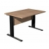 Kancelársky stôl Basic rovný, podnož čierna, hĺbka 600mm