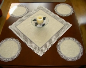 Reštauračný textil - Bavlnené obrusy s teflónovou úpravou Natural