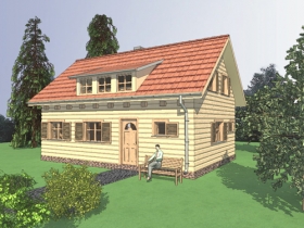 Predaj a výstavba nízkoenergetických domov - Rodinný dom 05