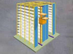 Skladové riešenia Stow, regály pre malé diely - Výškové skladovanie