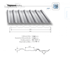 Trapézová krytina Blachotrapez T-18