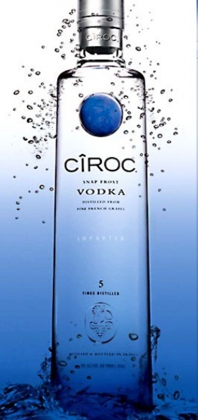 Alkohol - Ciroc vodka 40% 1,0l