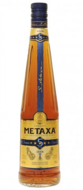 Alkohol - Brandy Metaxa 5* 38% 1l