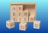 Drevené hračky - Kocky abeceda