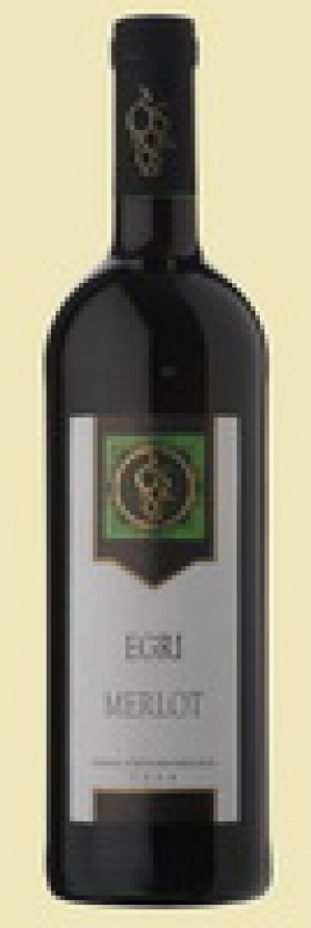 Víno - Egri Merlot, červené, vinárstvo Ostoros – Novaj ZRT (Eger)