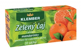 Zelený čaj s príchuťou Mandarinky 30g