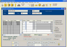 Recepčný software - Systém Hores