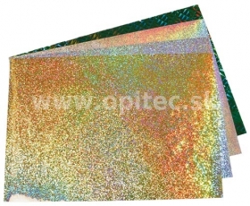 Holografická fólia samolepiaca, 23 x 33 cm, 4 ks