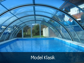 Zastrešenia bazénov - Model Klasik