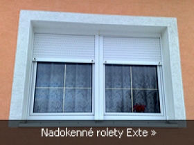 Nadokenné rolety Exte