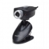 Webkamera Manhattan, Web Cam 500, 300k, s držiakom na Lcd, čierna/strieborná  