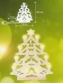 Svietnik tvaru Vianočného stromčeka  