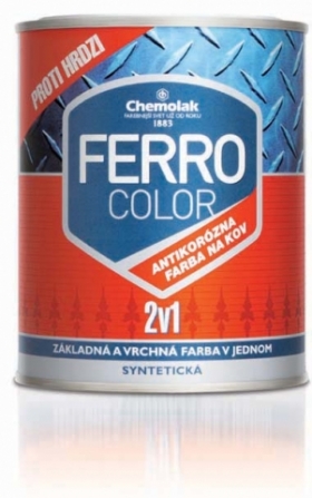 Ferro color mat S 2555 - syntetická antikorózna farba 2v1 mat