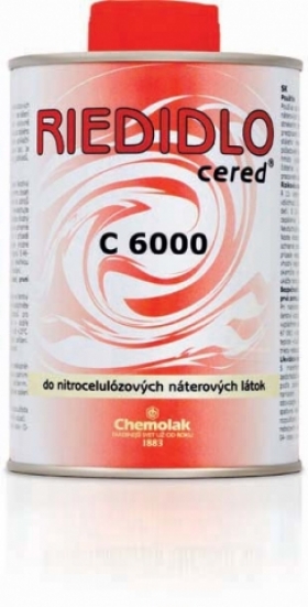 C 6000 Cered - riedidlo do nitrocelulózových náterových látok
