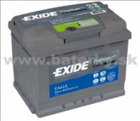 Autobatéria Exide Premium EA640 12V 64Ah 640A