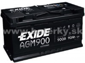 Autobatéria Exide EK900 AGM 12V 90Ah 900A