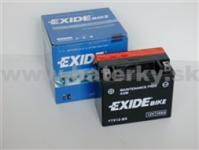 Motobatéria Exide Bike AGM YTX12-BS 12V 10Ah