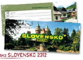 Kalendár stolový Slovensko 2012