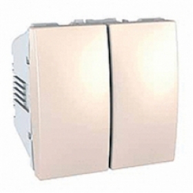 Vypínač č.5 slonovinový modul, 250V, 10A, IP20, MGU3.211.25