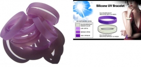 UV silikónový náramok na ruku