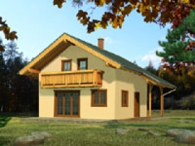 Drevené domy - hranolové konštrukcia 