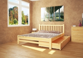 Masívne drevené postele