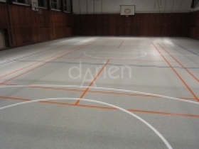 Interiérové športové povrchy - Kombinovaná odpružená podlaha