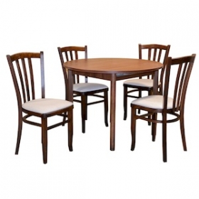 Stôl CORNO PEVNÝ 1ks + Stolička D3622 4ks